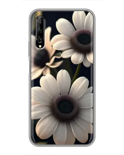 Чехол для Huawei Y7 Pro 2019 с картинкой «Белые маргаритки макро»