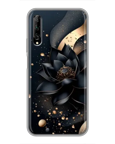 Чехол для Huawei Y7 Pro 2019 с картинкой «Черный лотос»