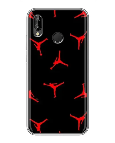 Чохол для Huawei Y7 2019 з картинкою «Jordan Red Pattern»