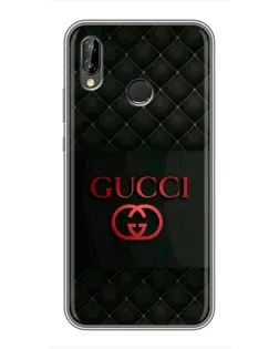 Чехол для Huawei Y7 2019 с картинкой «Gucci — стеганый черный»