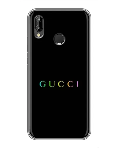 Чехол для Huawei Y7 2019 с картинкой «Gucci — неоновый минимализм» Чехол для Huawei Y7 2019 с картинкой «Gucci — неоновый минимализм»