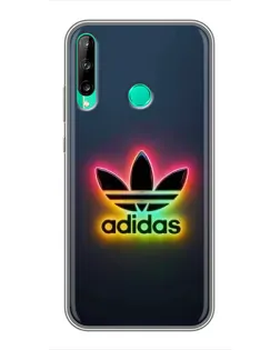 Чехол для Huawei Y7p (2020) с картинкой «Неоновый Adidas»