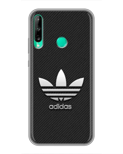 Чехол для Huawei Y7p (2020) с картинкой «Adidas Карбоновая текстура»