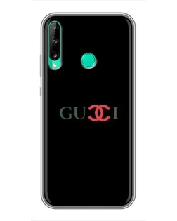 Чехол для Huawei Y7p (2020) с картинкой «Gucci — красный градиент»