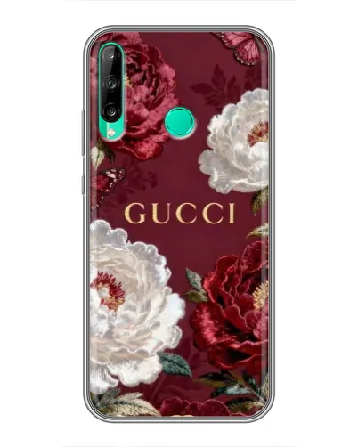 Чехол для Huawei Y7p (2020) с картинкой «Gucci — бордовые розы» Чехол для Huawei Y7p (2020) с картинкой «Gucci — бордовые розы»