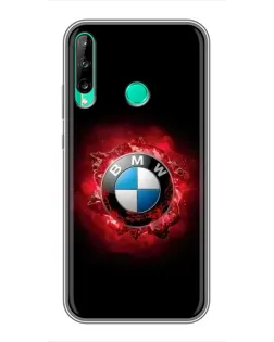 Чехол для Huawei Y7p (2020) с картинкой «Логотип BMW — вспышка»