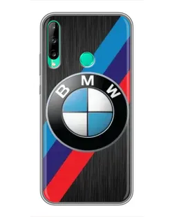 Чехол для Huawei Y7p (2020) с картинкой «BMW M-stripes стиль»
