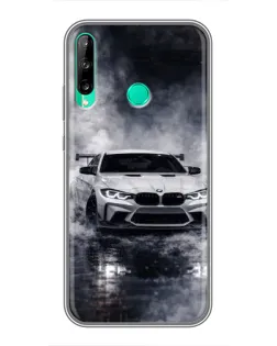 Чехол для Huawei Y7p (2020) с картинкой «BMW сквозь туман»