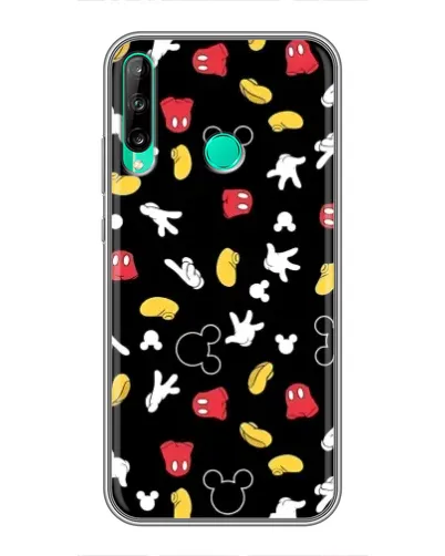 Чехол для Huawei Y7p (2020) с картинкой «Графический принт лапок»