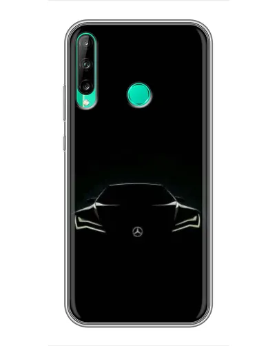 Чехол для Huawei Y7p (2020) с картинкой «Mercedes — силуэт авто» Чехол для Huawei Y7p (2020) с картинкой «Mercedes — силуэт авто»