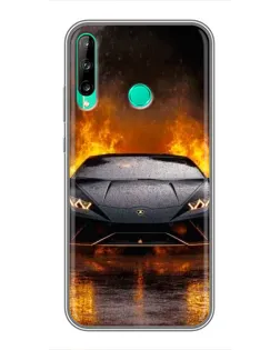 Чехол для Huawei Y7p (2020) с картинкой «Lamborghini в огне» Чехол для Huawei Y7p (2020) с картинкой «Lamborghini в огне»