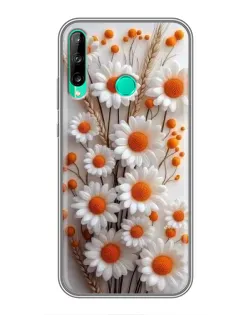 Чехол для Huawei Y7p (2020) с картинкой «Белые сухоцветы» Чехол для Huawei Y7p (2020) с картинкой «Белые сухоцветы»