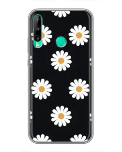 Чехол для Huawei Y7p (2020) с картинкой «Ромашки на черном» Чехол для Huawei Y7p (2020) с картинкой «Ромашки на черном»