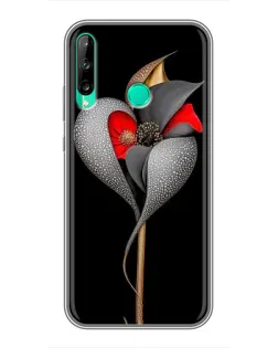 Чехол для Huawei Y7p (2020) с картинкой «Серебряный фантазийный цветок» Чехол для Huawei Y7p (2020) с картинкой «Серебряный фантазийный цветок»