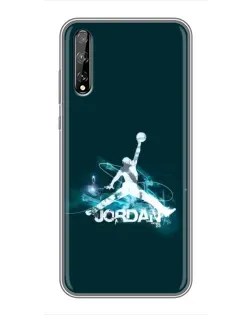 Чехол для Huawei P Smart S / Y8p (2020) с картинкой «Jordan Blue Fire» Чехол для Huawei P Smart S / Y8p (2020) с картинкой «Jordan Blue Fire»