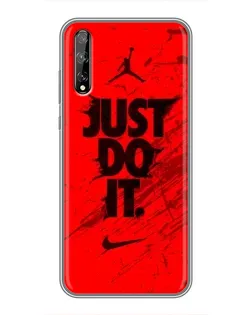 Чехол для Huawei P Smart S / Y8p (2020) с картинкой «Nike Just Do It» Чехол для Huawei P Smart S / Y8p (2020) с картинкой «Nike Just Do It»