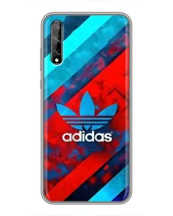 Чехол для Huawei P Smart S / Y8p (2020) с картинкой «Абстракция Adidas»