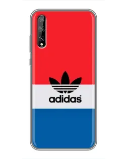 Чехол для Huawei P Smart S / Y8p (2020) с картинкой «Ретро блоки Adidas»