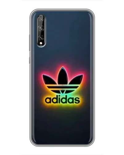 Чехол для Huawei P Smart S / Y8p (2020) с картинкой «Неоновый Adidas»