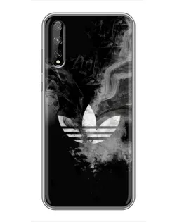 Чехол для Huawei P Smart S / Y8p (2020) с картинкой «Абстрактный дым Adidas»