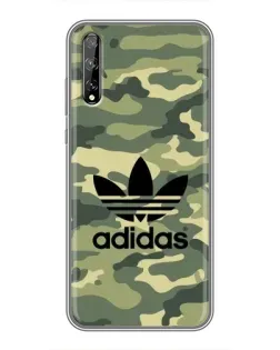 Чехол для Huawei P Smart S / Y8p (2020) с картинкой «Милитари стиль Adidas»