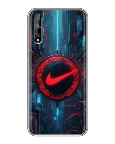 Чехол для Huawei P Smart S / Y8p (2020) с картинкой «Техногенный стиль Nike» Чехол для Huawei P Smart S / Y8p (2020) с картинкой «Техногенный стиль Nike»