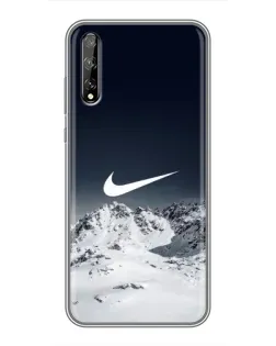 Чехол для Huawei P Smart S / Y8p (2020) с картинкой «Nike — зимние горы» Чехол для Huawei P Smart S / Y8p (2020) с картинкой «Nike — зимние горы»