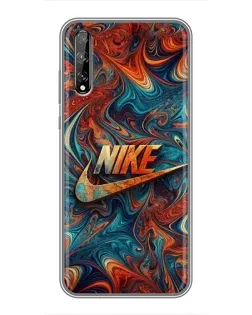 Чехол для Huawei P Smart S / Y8p (2020) с картинкой «Nike в абстракции» Чехол для Huawei P Smart S / Y8p (2020) с картинкой «Nike в абстракции»