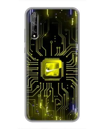 Чехол для Huawei P Smart S / Y8p (2020) с картинкой «Nike — золотая искра» Чехол для Huawei P Smart S / Y8p (2020) с картинкой «Nike — золотая искра»