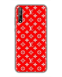 Чехол для Huawei P Smart S / Y8p (2020) с картинкой «Яркий паттерн LV»