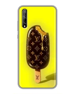 Чехол для Huawei P Smart S / Y8p (2020) с картинкой «Мороженое от LV»