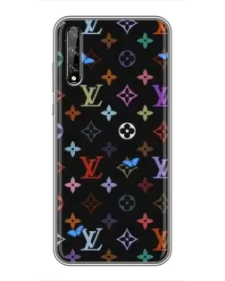 Чехол для Huawei P Smart S / Y8p (2020) с картинкой «Цветная монограмма LV»