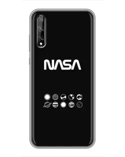 Чехол для Huawei P Smart S / Y8p (2020) с картинкой «NASA — технический принт» Чехол для Huawei P Smart S / Y8p (2020) с картинкой «NASA — технический принт»
