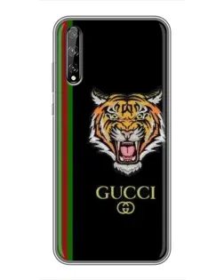 Чехол для Huawei P Smart S / Y8p (2020) с картинкой «Тигр Gucci»