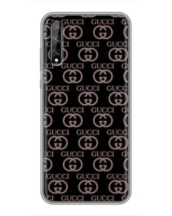 Чехол для Huawei P Smart S / Y8p (2020) с картинкой «Классическая монограмма Gucci»