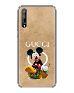 Чехол для Huawei P Smart S / Y8p (2020) с картинкой «Микки Маус Gucci — крафт»