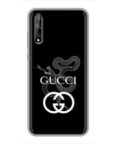 Чехол для Huawei P Smart S / Y8p (2020) с картинкой «Gucci — серебряная змея»