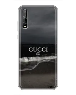 Чехол для Huawei P Smart S / Y8p (2020) с картинкой «Gucci — морской прибой»