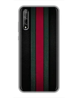 Чехол для Huawei P Smart S / Y8p (2020) с картинкой «Gucci — неоновая линия»