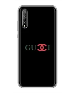 Чехол для Huawei P Smart S / Y8p (2020) с картинкой «Gucci — красный градиент»