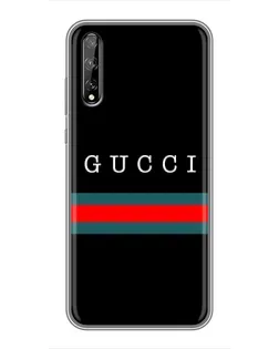 Чехол для Huawei P Smart S / Y8p (2020) с картинкой «Gucci — красный пояс»