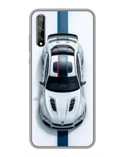 Чехол для Huawei P Smart S / Y8p (2020) с картинкой «Вид сверху — BMW M» Чехол для Huawei P Smart S / Y8p (2020) с картинкой «Вид сверху — BMW M»