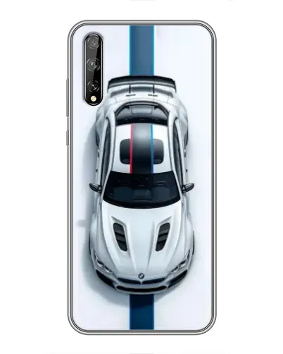 Чехол для Huawei P Smart S / Y8p (2020) с картинкой «Вид сверху — BMW M»