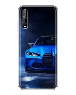 Чехол для Huawei P Smart S / Y8p (2020) с картинкой «Голубая BMW M4» Чехол для Huawei P Smart S / Y8p (2020) с картинкой «Голубая BMW M4»