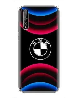 Чехол для Huawei P Smart S / Y8p (2020) с картинкой «Логотип BMW и неоновые дуги» Чехол для Huawei P Smart S / Y8p (2020) с картинкой «Логотип BMW и неоновые дуги»