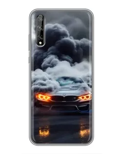 Чехол для Huawei P Smart S / Y8p (2020) с картинкой «BMW в дыму» Чехол для Huawei P Smart S / Y8p (2020) с картинкой «BMW в дыму»