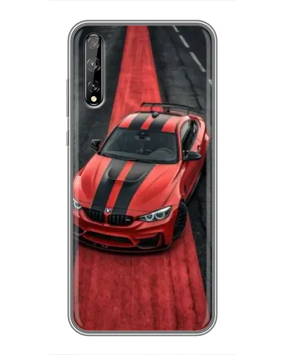 Чехол для Huawei P Smart S / Y8p (2020) с картинкой «BMW на красной дорожке»