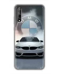 Чехол для Huawei P Smart S / Y8p (2020) с картинкой «BMW в белом дыму» Чехол для Huawei P Smart S / Y8p (2020) с картинкой «BMW в белом дыму»