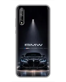 Чехол для Huawei P Smart S / Y8p (2020) с картинкой «BMW сквозь ночной город» Чехол для Huawei P Smart S / Y8p (2020) с картинкой «BMW сквозь ночной город»