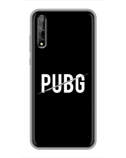 Чехол для Huawei P Smart S / Y8p (2020) с картинкой «PUBG — белый логотип»